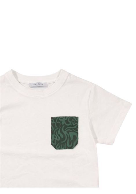 T-shirt bambino bianca in cotone Paolo Pecora | PP4055/MABIANCO